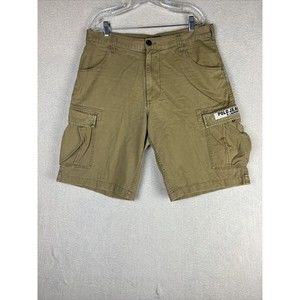 Vintage POLO Jeans Co Ralph Lauren Mens 34 Cargo Shorts Beige 34X12